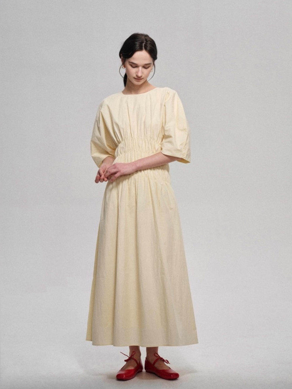 Polyphonie Cream Dress, M-S